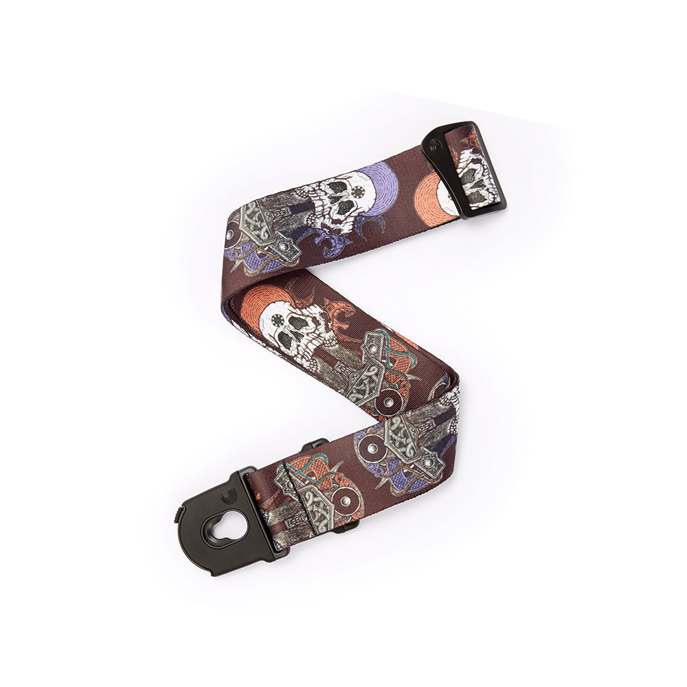 D'Addario Alchemy Planet Lock Guitar Strap, Gods of War