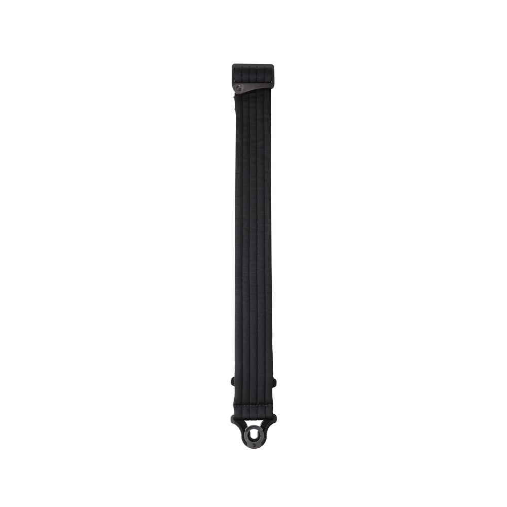 D'Addario Auto Lock Guitar Strap, Black Padded Stripes
