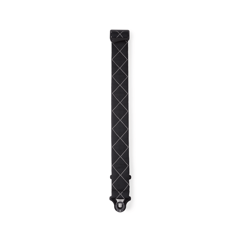 D'Addario Auto Lock Guitar Strap, Black Padded Diamonds
