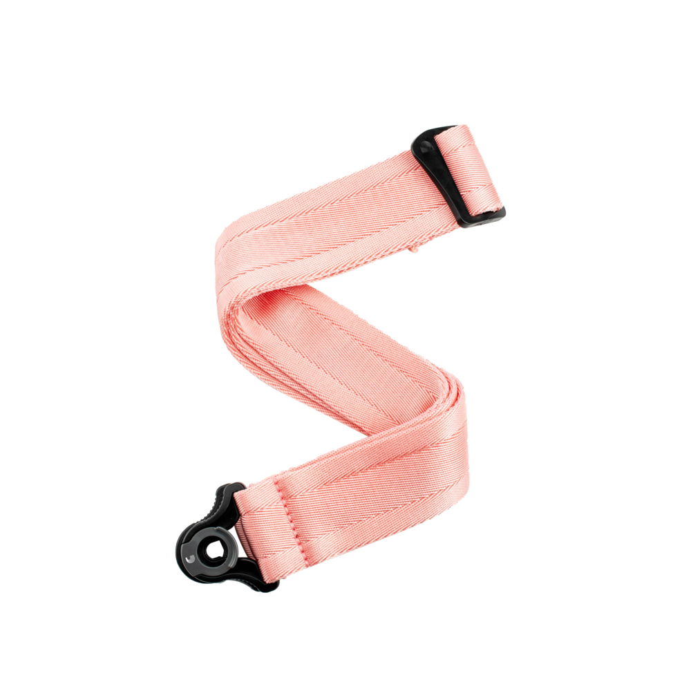 D'Addario Auto Lock Guitar Strap, New Rose