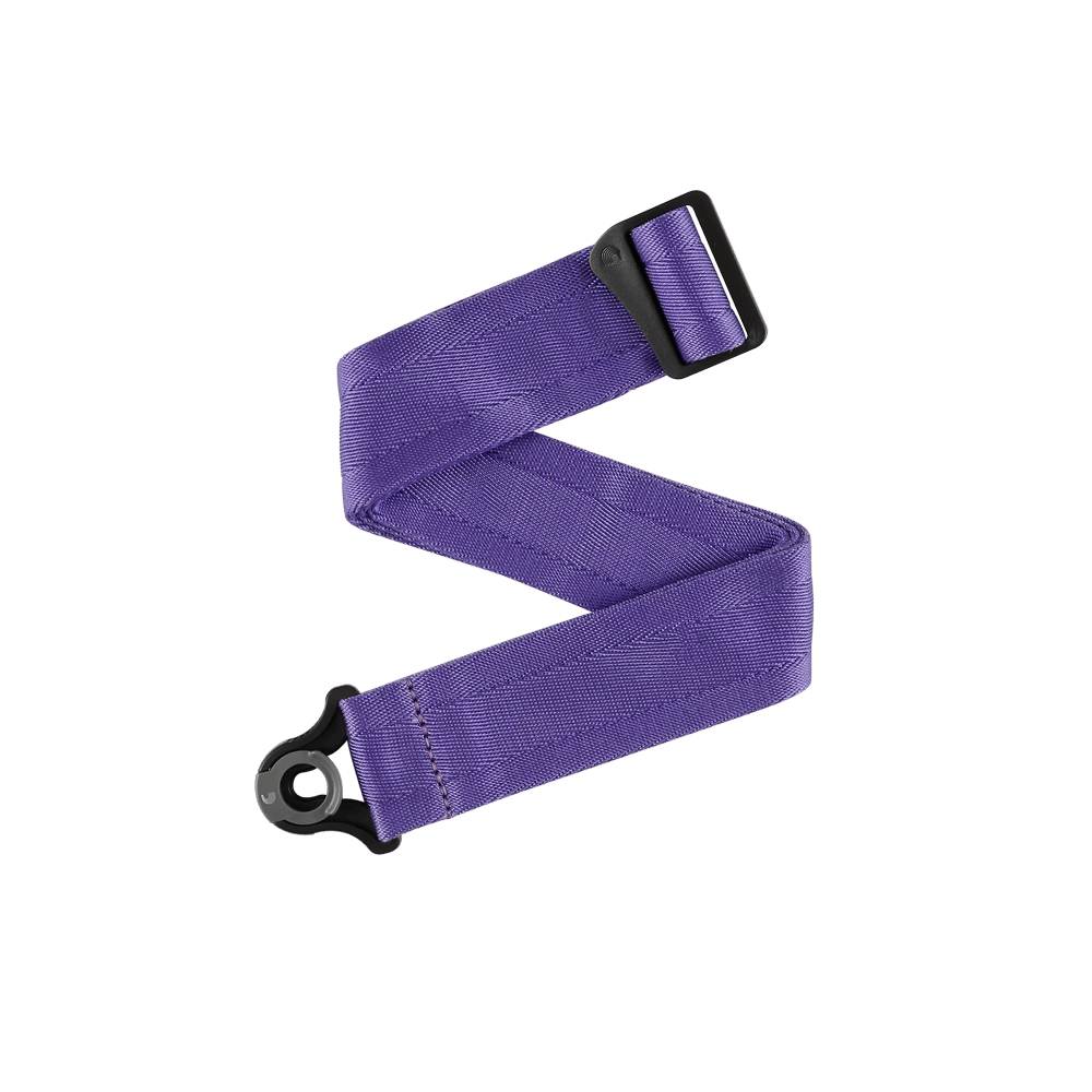 D'Addario Auto Lock Guitar Strap, Deep Violet