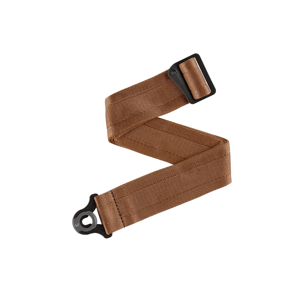 D'Addario Auto Lock Guitar Strap, Umber Brown
