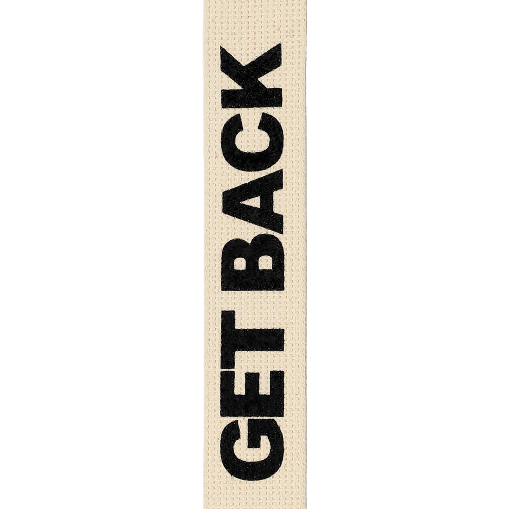D'Addario Beatles Get Back Cotton Guitar Strap