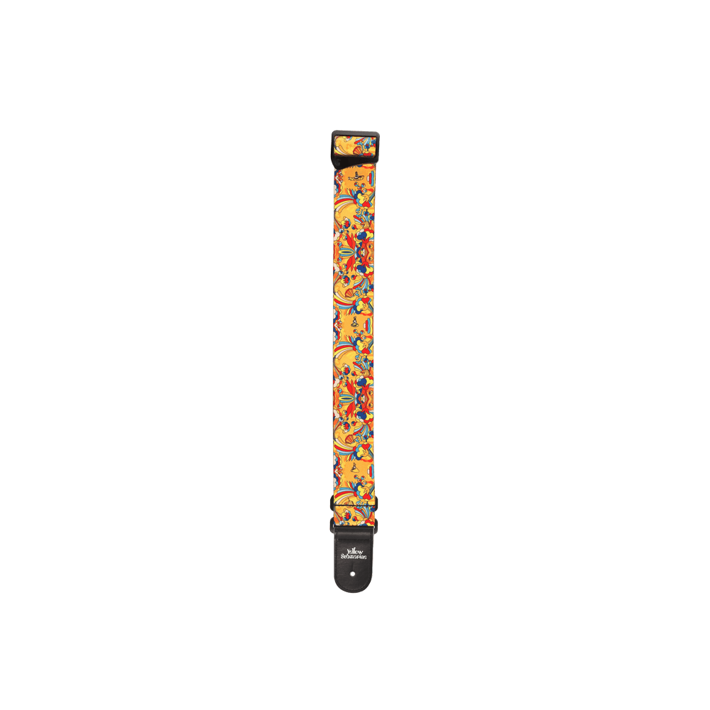 D'Addario Beatles Yellow Submarine 55th Anniversary Polyester Guitar Strap, Primrose Prairie