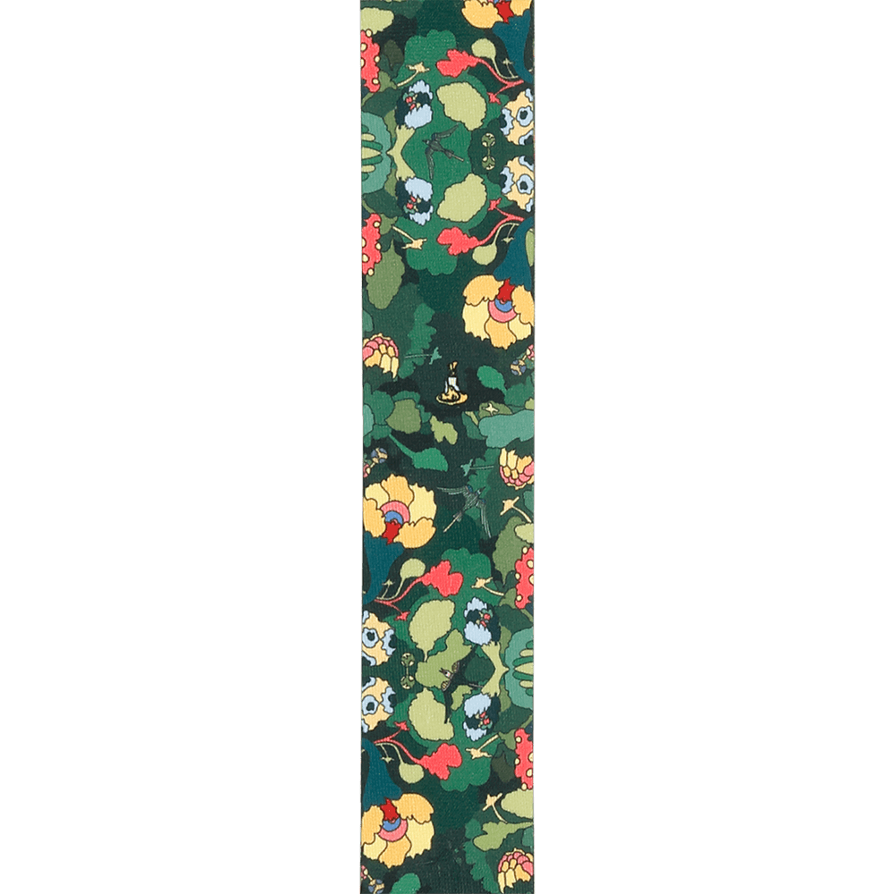 D'Addario Beatles Yellow Submarine 55th Anniversary Polyester Guitar Strap, Pepperland Woods