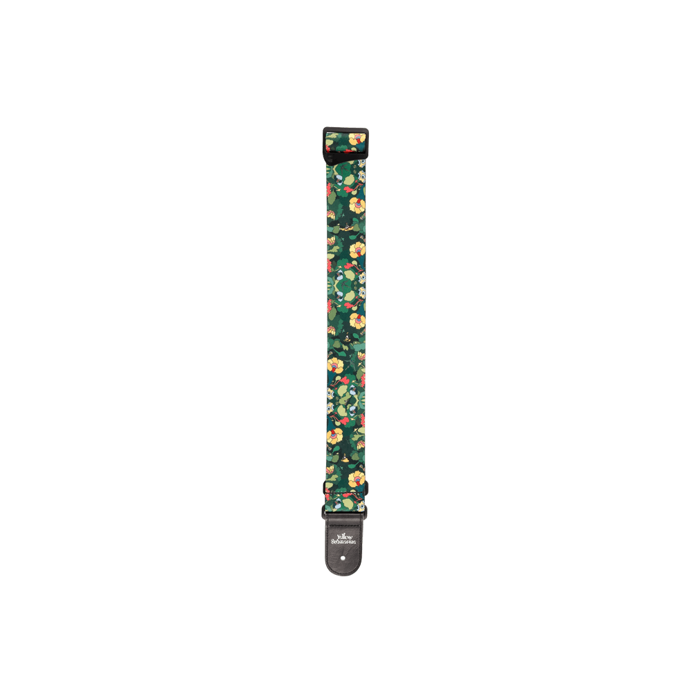 D'Addario Beatles Yellow Submarine 55th Anniversary Polyester Guitar Strap, Pepperland Woods