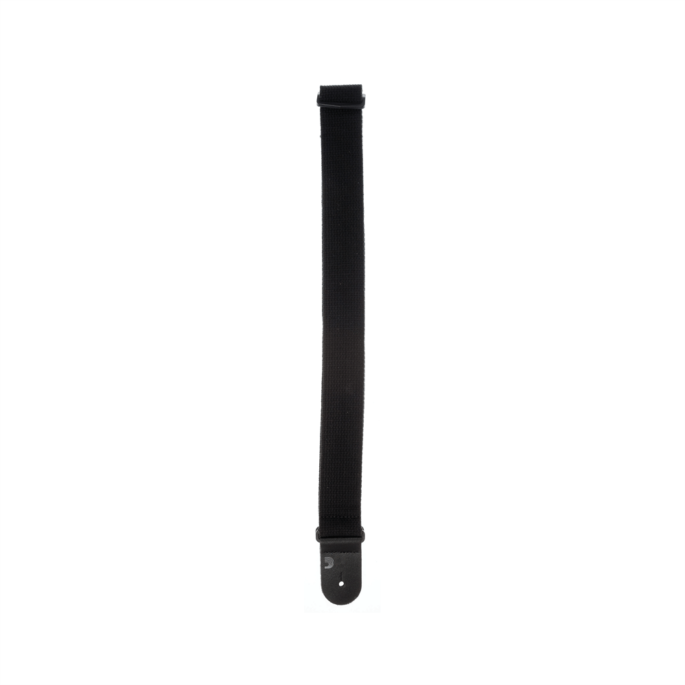 D'Addario Cotton Guitar Strap, Black