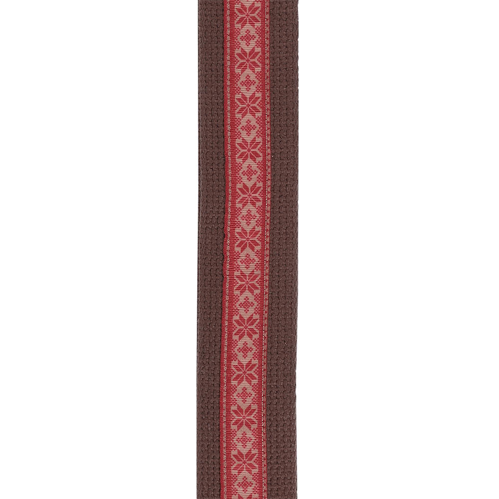 Deluxe Cotton Guitar Strap, Brown