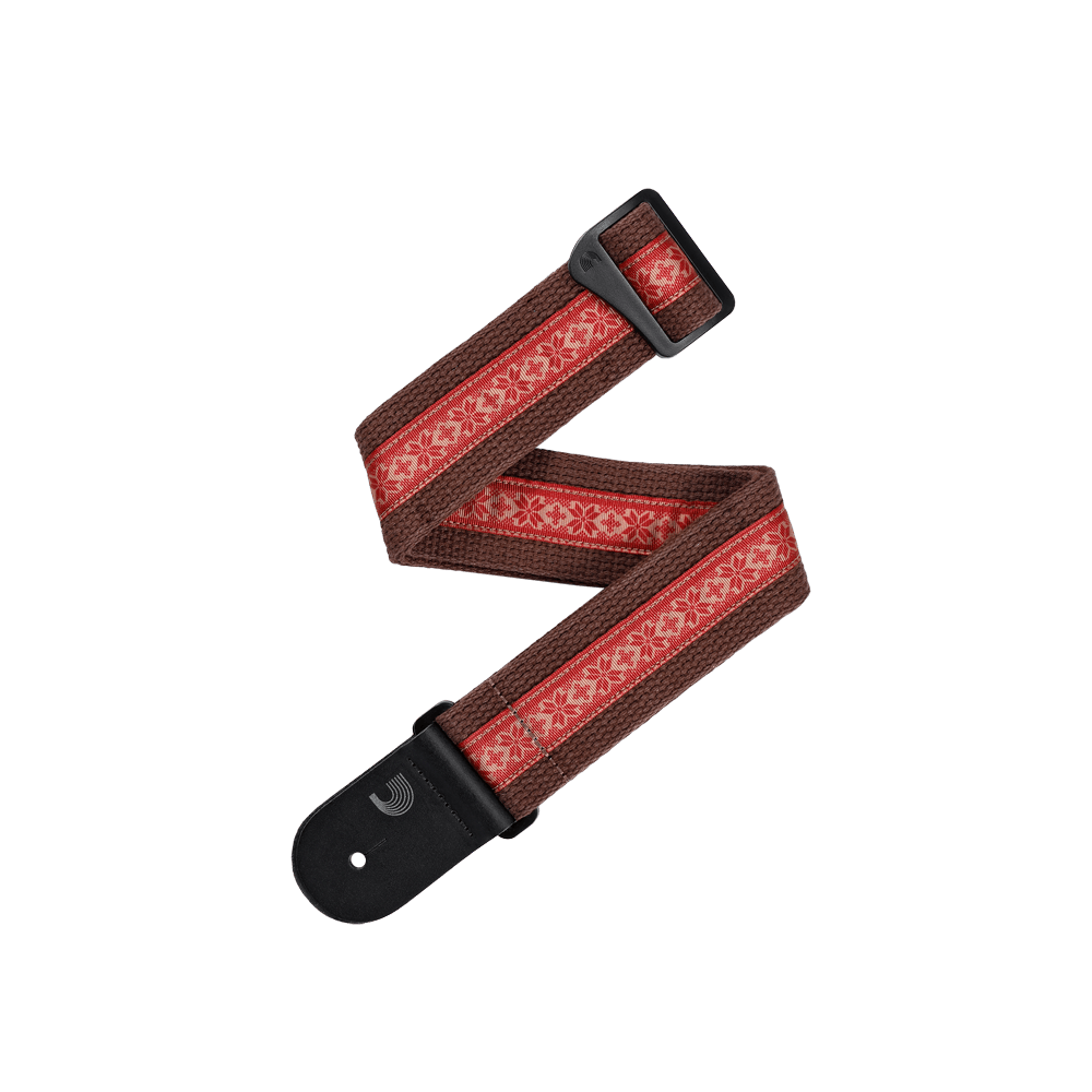 Deluxe Cotton Guitar Strap, Brown