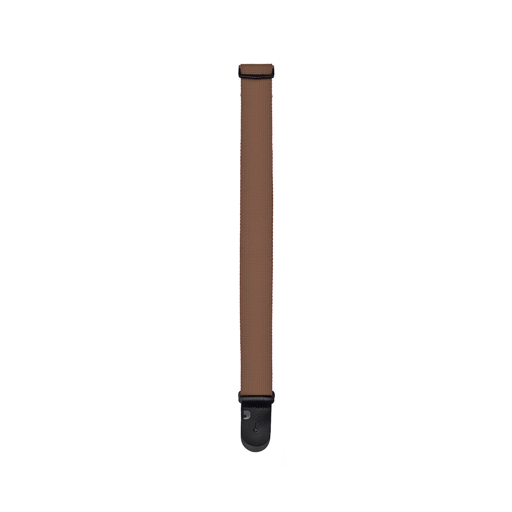 D'Addario Cotton Guitar Strap, Brown