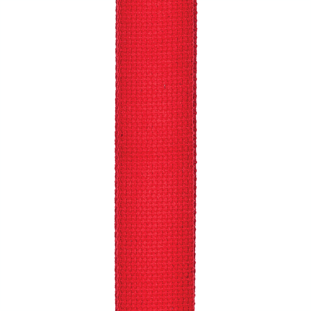 D'Addario Cotton Guitar Strap, Red