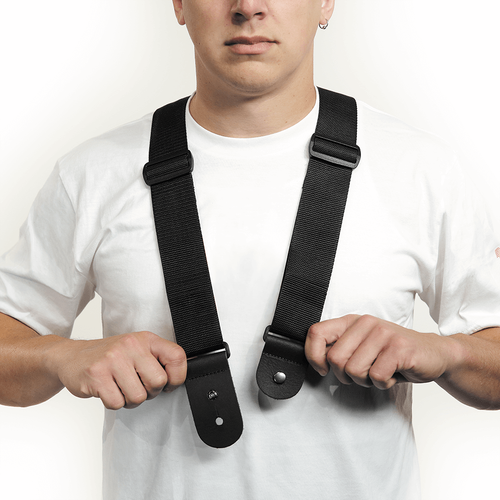 D'Addario Dare Guitar Strap, Black