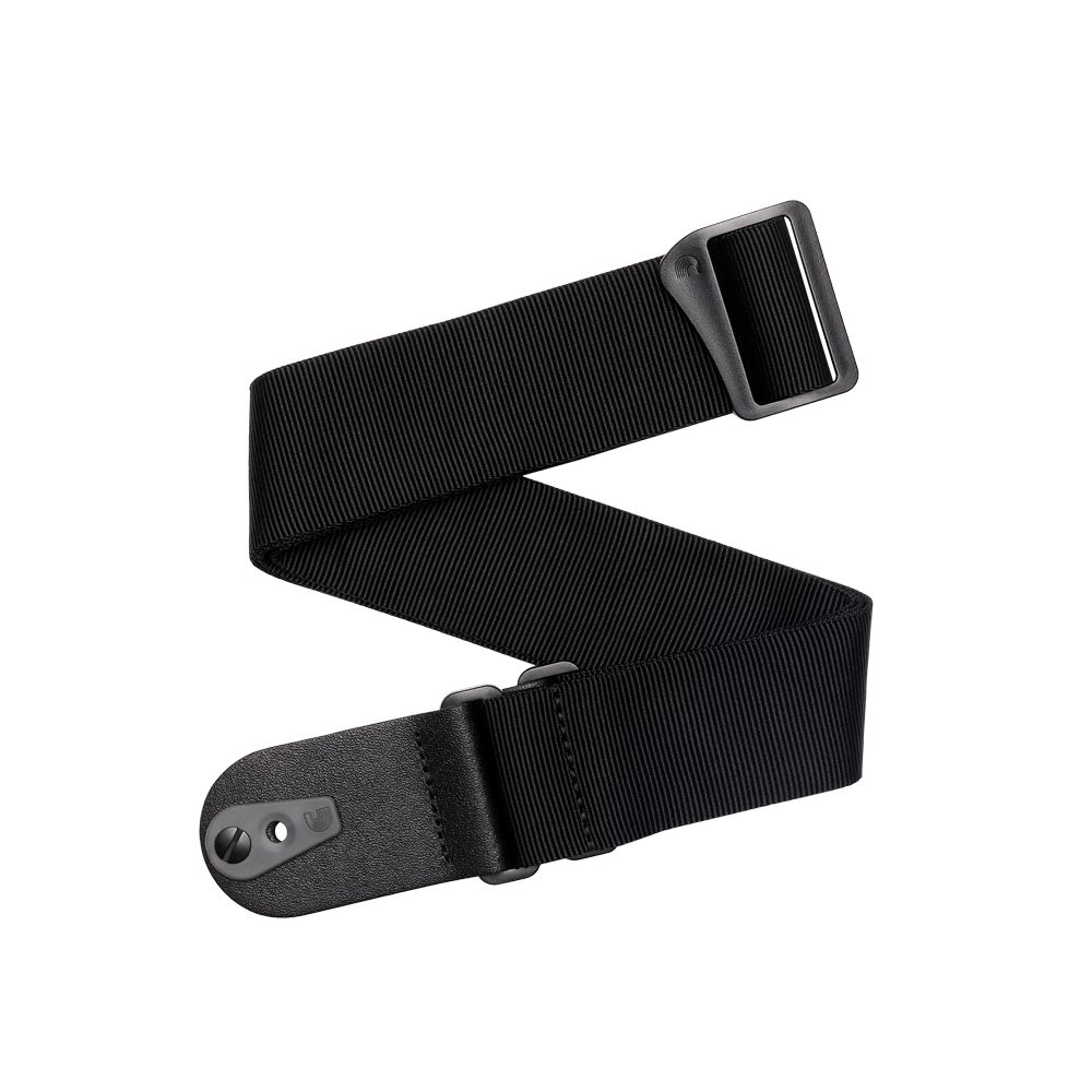 D'Addario Pad Lock Guitar Strap, Black