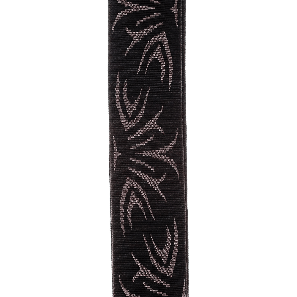 D'Addario Woven Guitar Strap, Black/Grey Tattoo