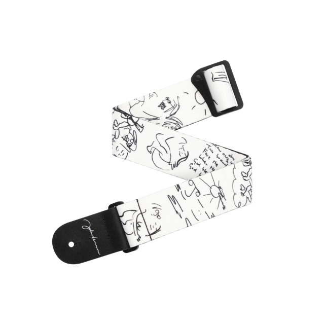 John Lennon John &amp; Yoko Polyester Guitar Strap
