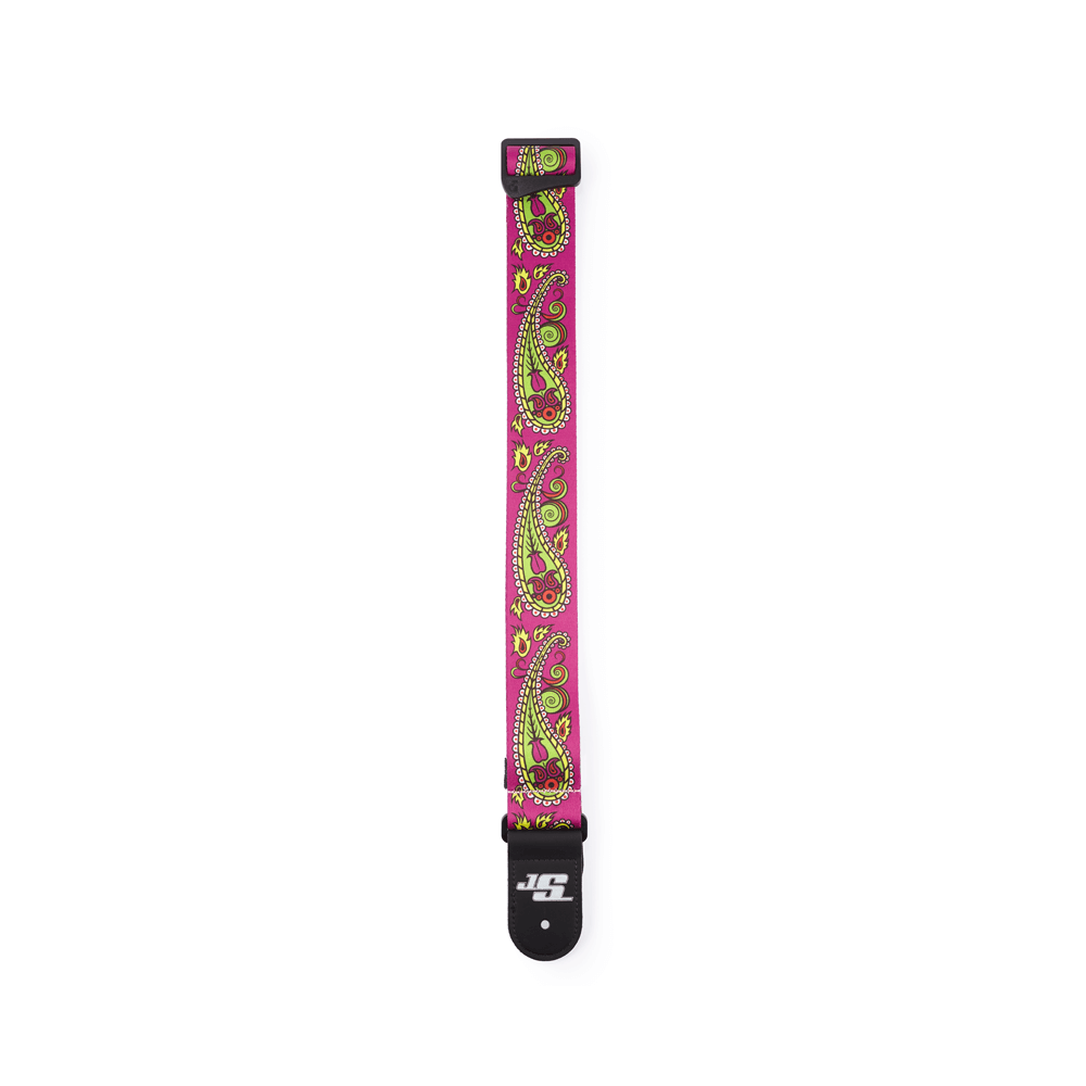 Purple paisley store guitar strap