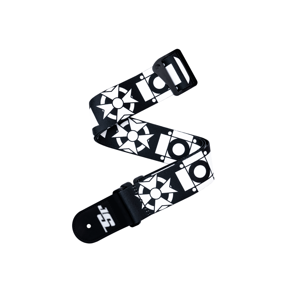 D'Addario Joe Satriani Swivel Guitar Strap, Crosses