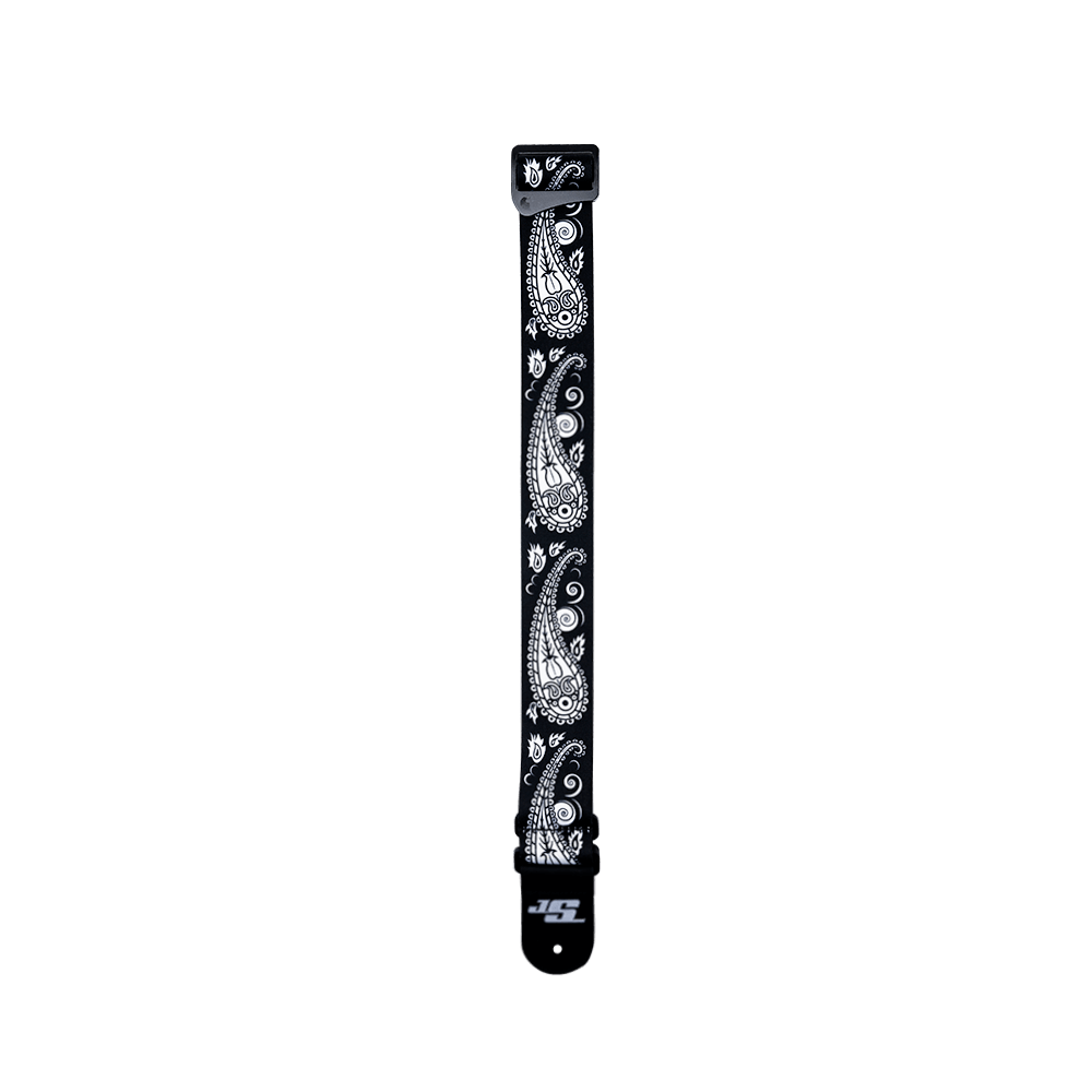 D'Addario Joe Satriani Swivel Guitar Strap, Black Paisley
