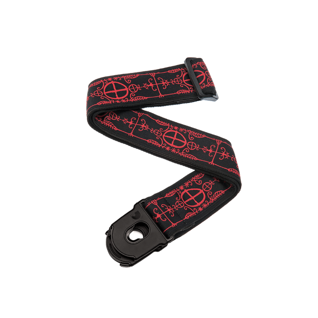Planet Lock Locking Guitar Strap, Voodoo