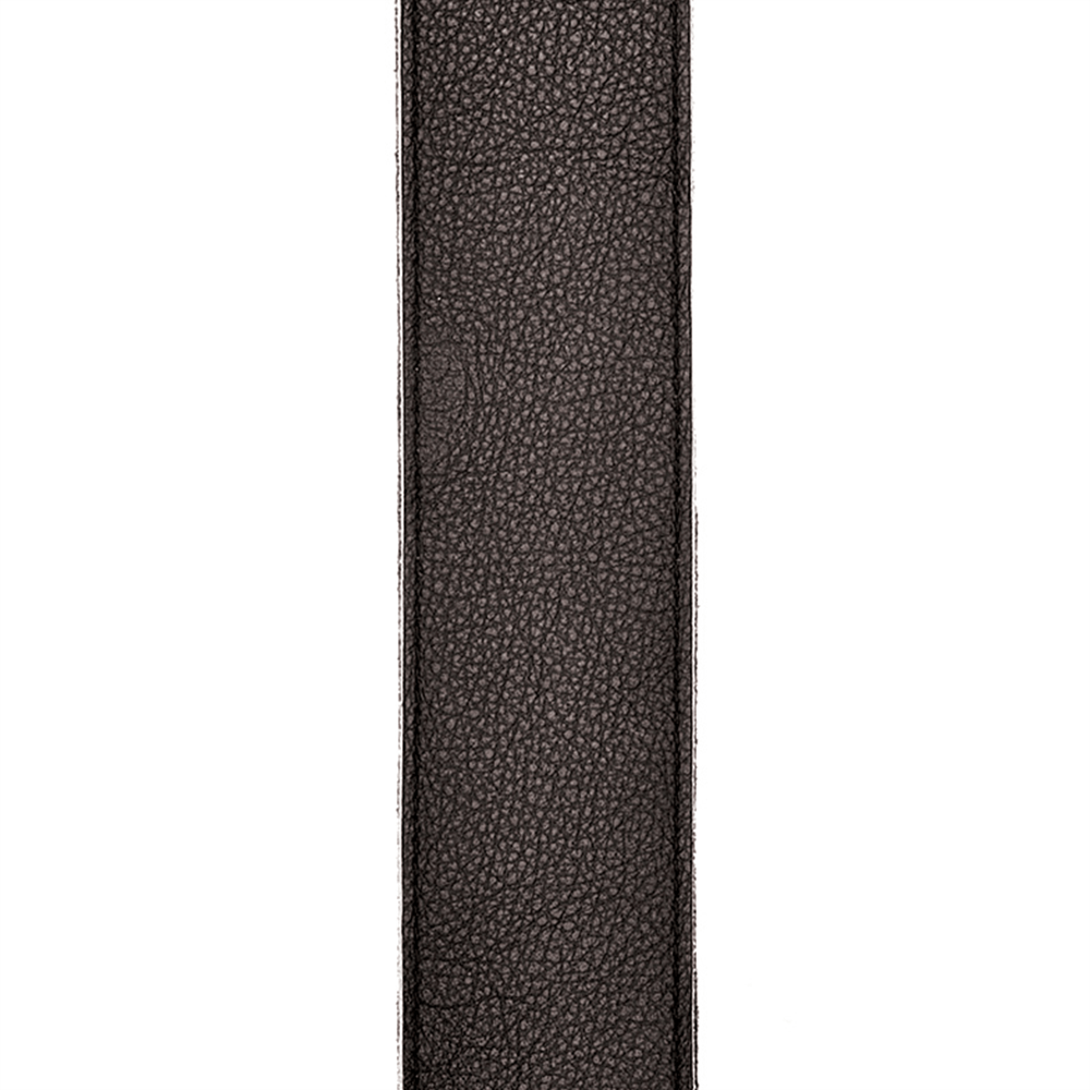 D'Addario Planet Lock Leather Guitar Strap, Black