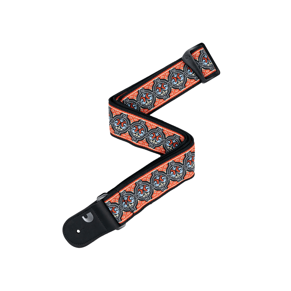 D'Addario Eco Woven Guitar Strap, Orange
