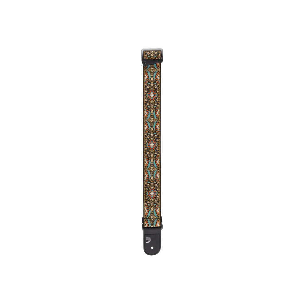 Eco Persian Woven Guitar Strap, Black