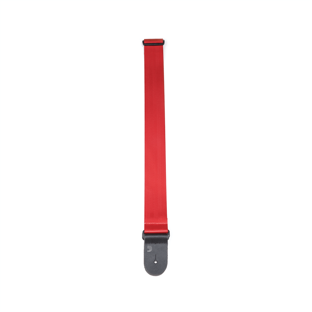D'Addario Seat Belt Guitar Strap, Red 50mm