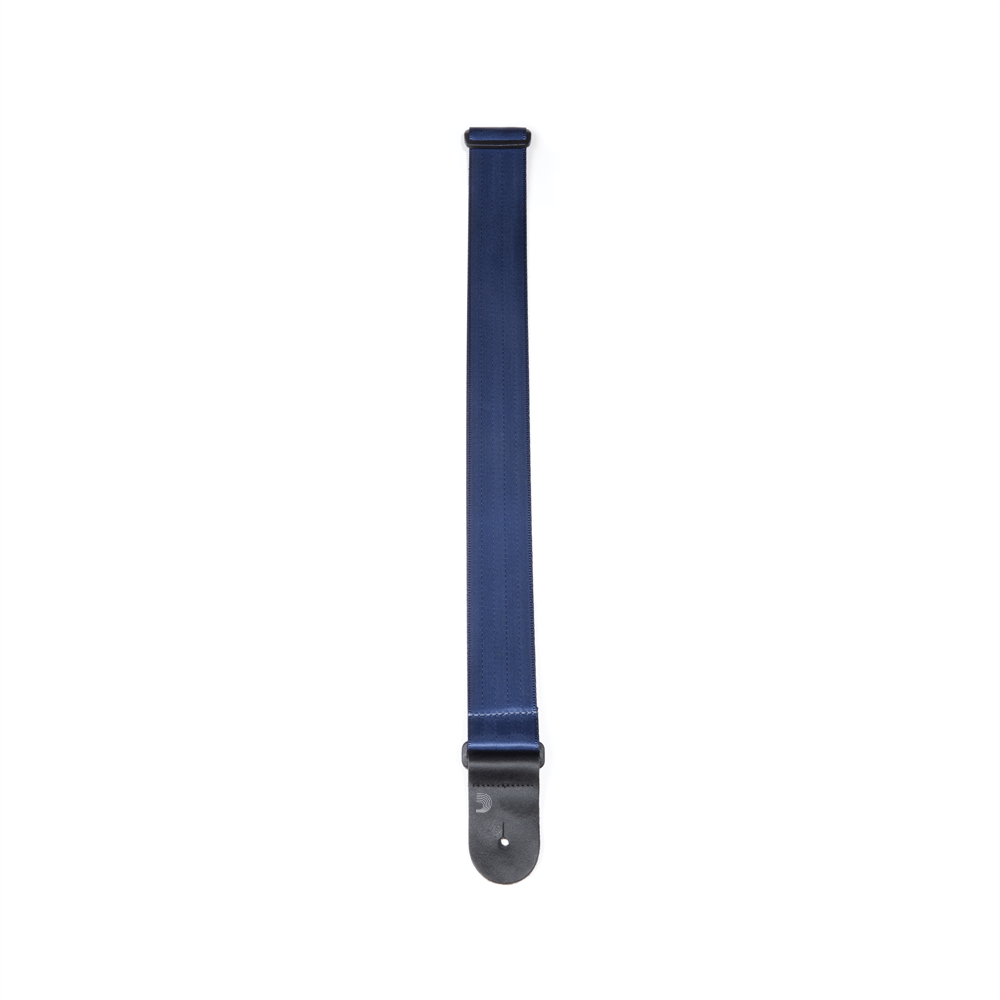 D'Addario Seat Belt Guitar Strap, Blue 50mm