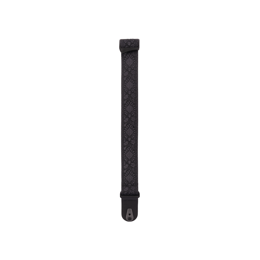 D'Addario Pad Lock Woven Guitar Strap, Monterey Black Tubular