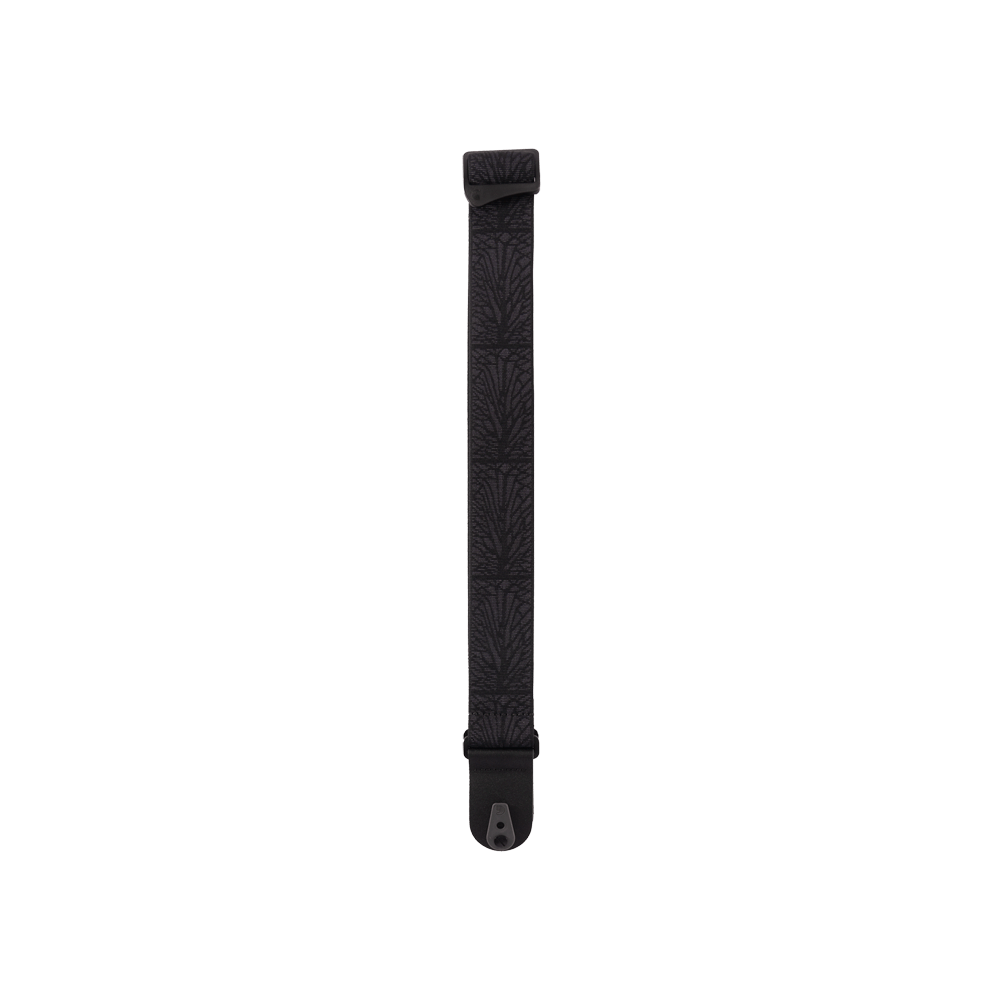D'Addario Pad Lock Woven Guitar Strap, Lightning Black Tubular
