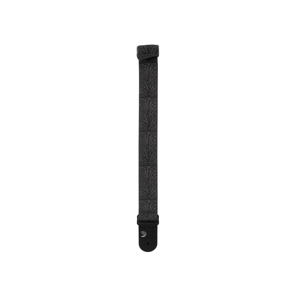 D'Addario Woven Guitar Strap, Lightning Black Tubular