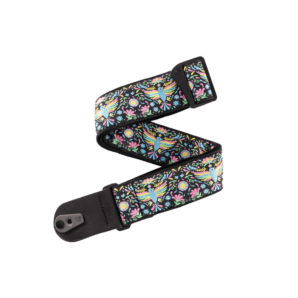 D'Addario Pad Lock Woven Guitar Strap, Phoenix Dream