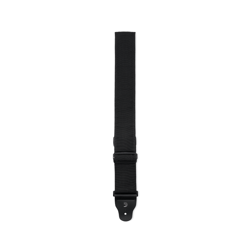 D'Addario Bass Guitar Strap w/ Internal Pad, Black, 3 inches wide