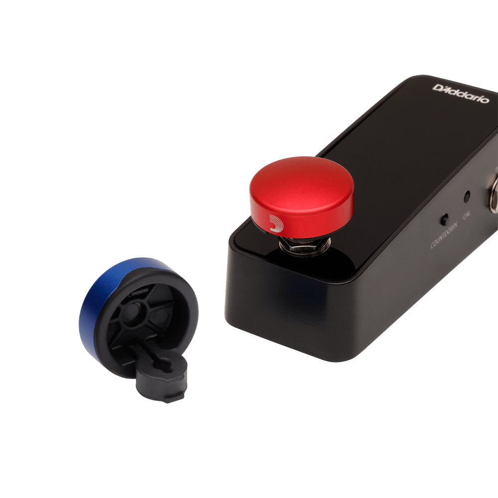 D'Addario XPND Footswitch Topper, Blue/Red 2-Pack