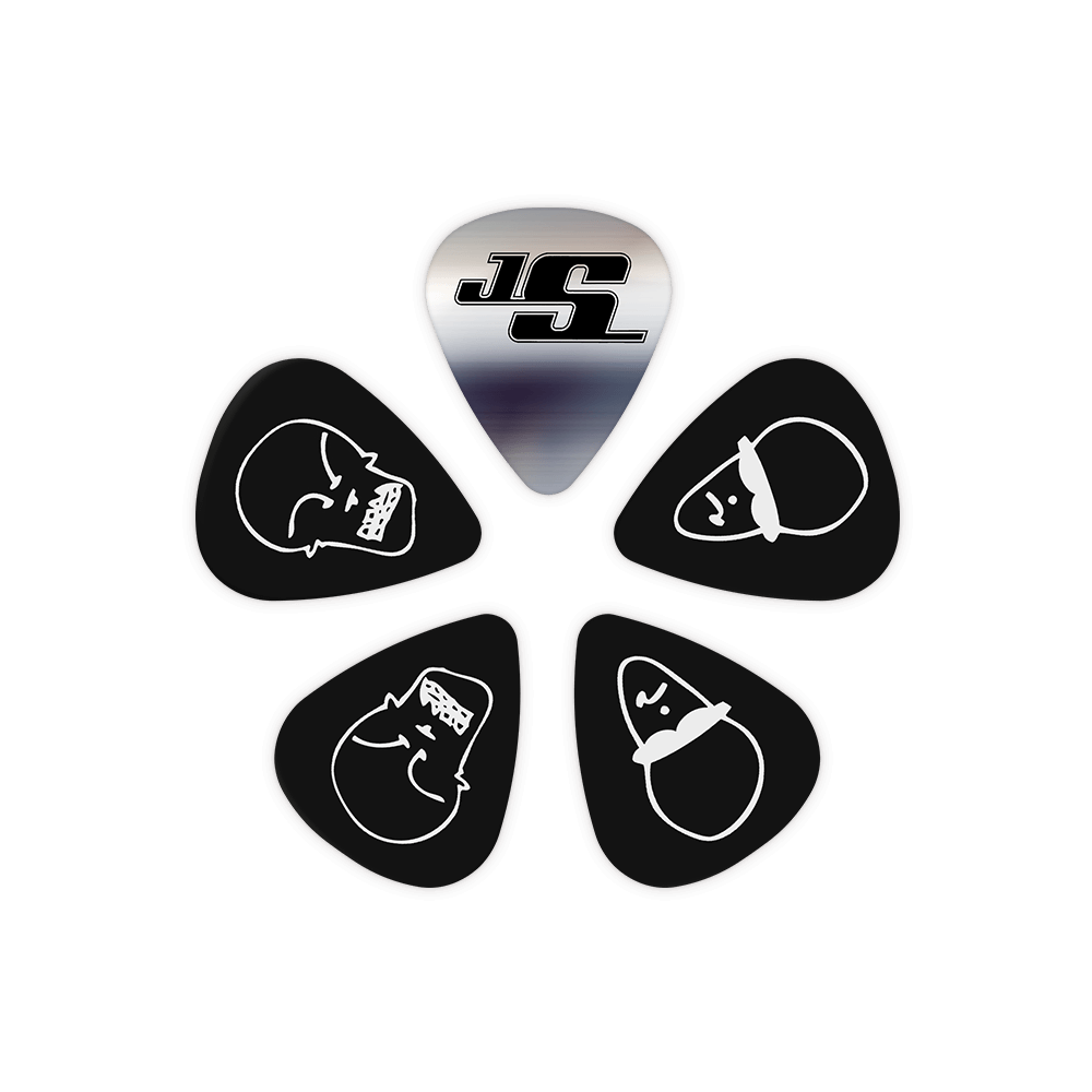 D'Addario Joe Satriani Chrome Dome Guitar Pick