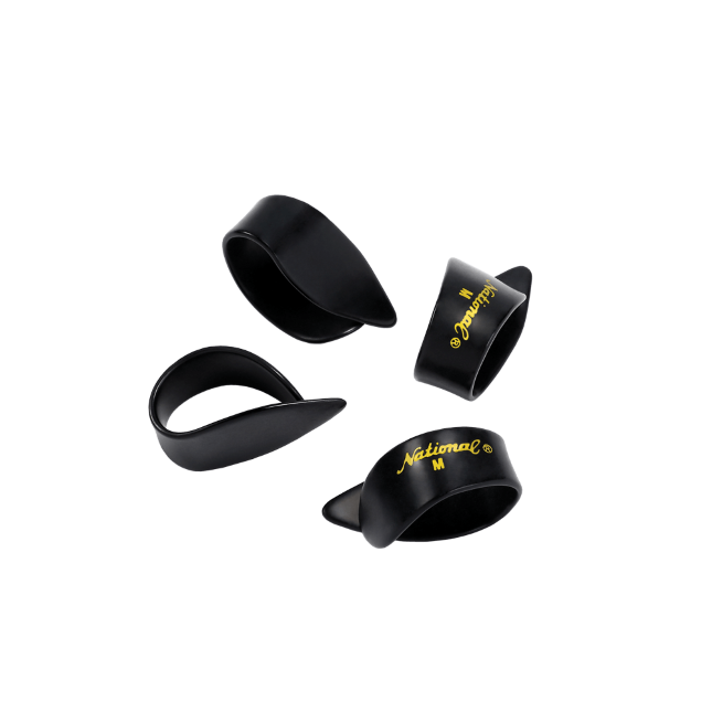National Thumb Picks, Medium Black Celluloid