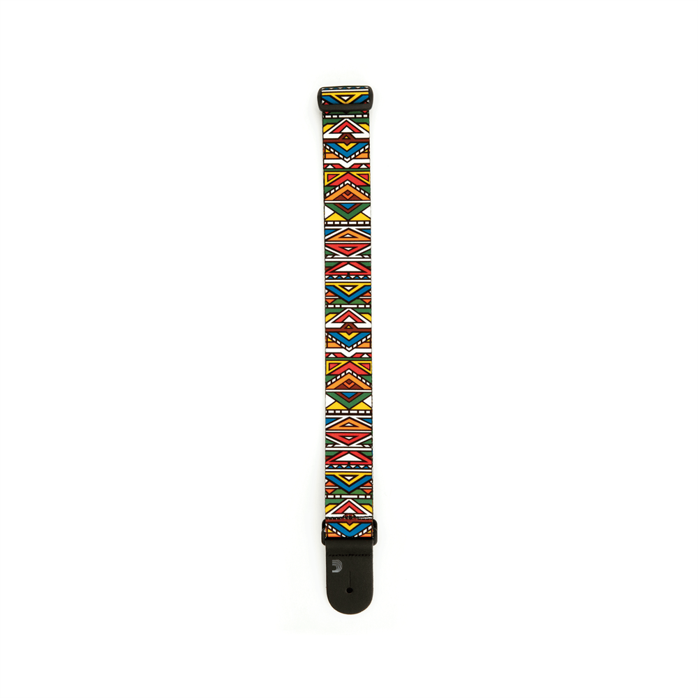 D'Addario Polyester Guitar Strap, Ndebele