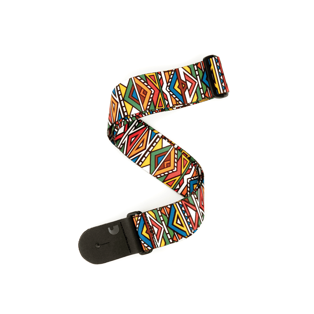 D'Addario Polyester Guitar Strap, Ndebele