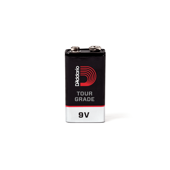 D'Addario Tour-Grade 9V Battery, 2 pack