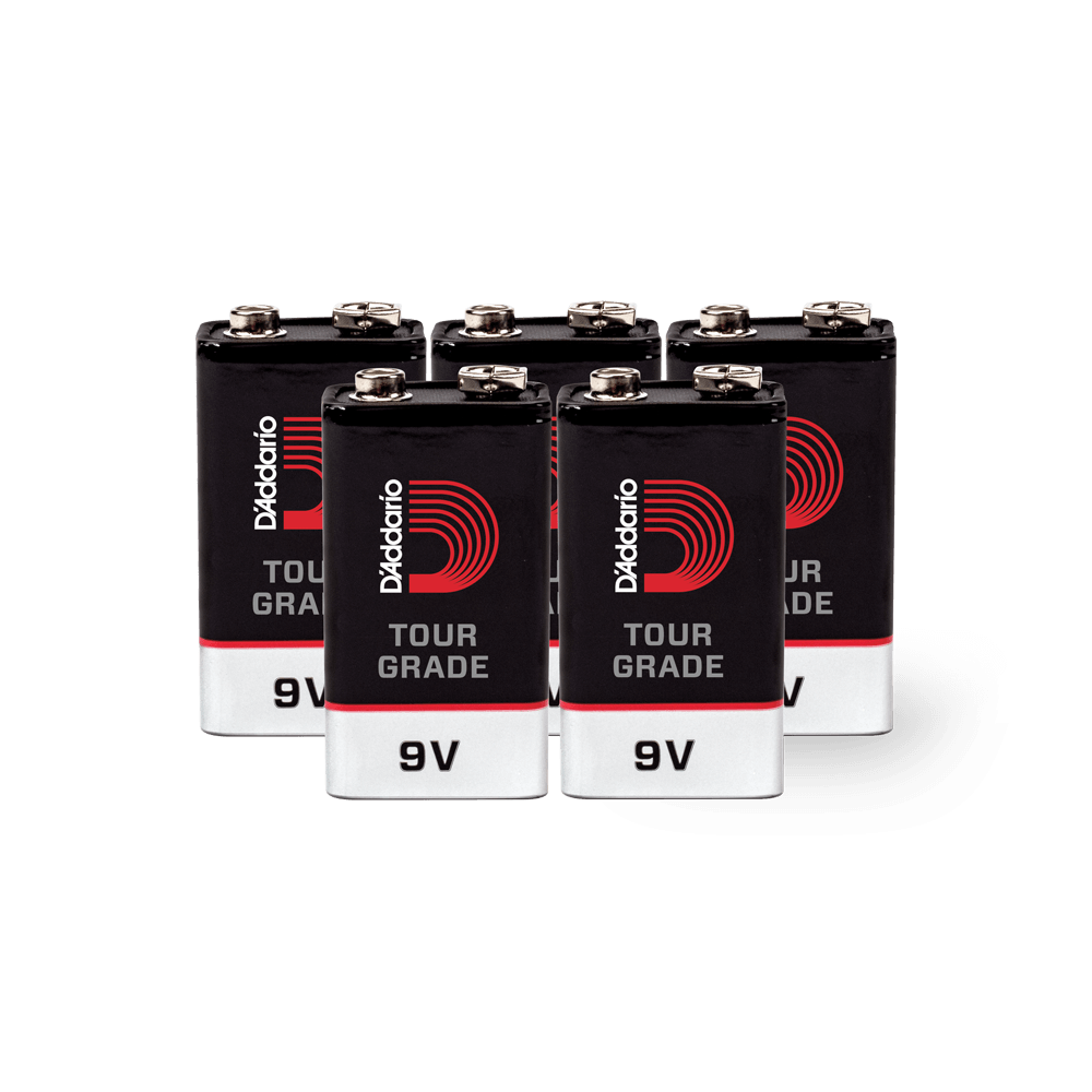 D'Addario 9V Battery, 5-pack