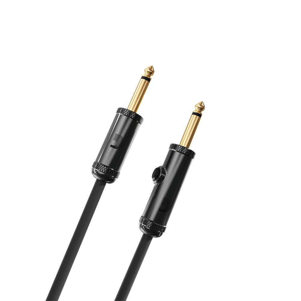 D'Addario Circuit Breaker Momentary Mute Instrument Cable, 20 feet