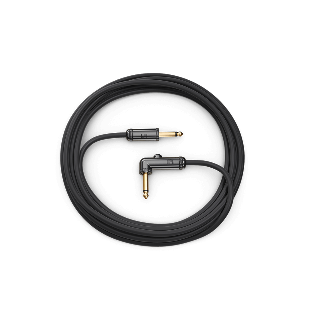 D'Addario Circuit Breaker Instrument Cable, Right-Angle, 20 feet