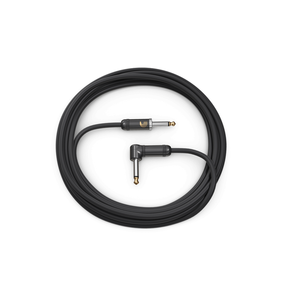 D'Addario American Stage Instrument Cable, Right Angle, 20 feet