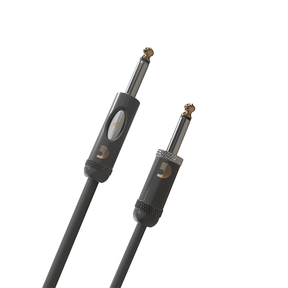 D'Addario American Stage Kill Switch Instrument Cable, 30 feet