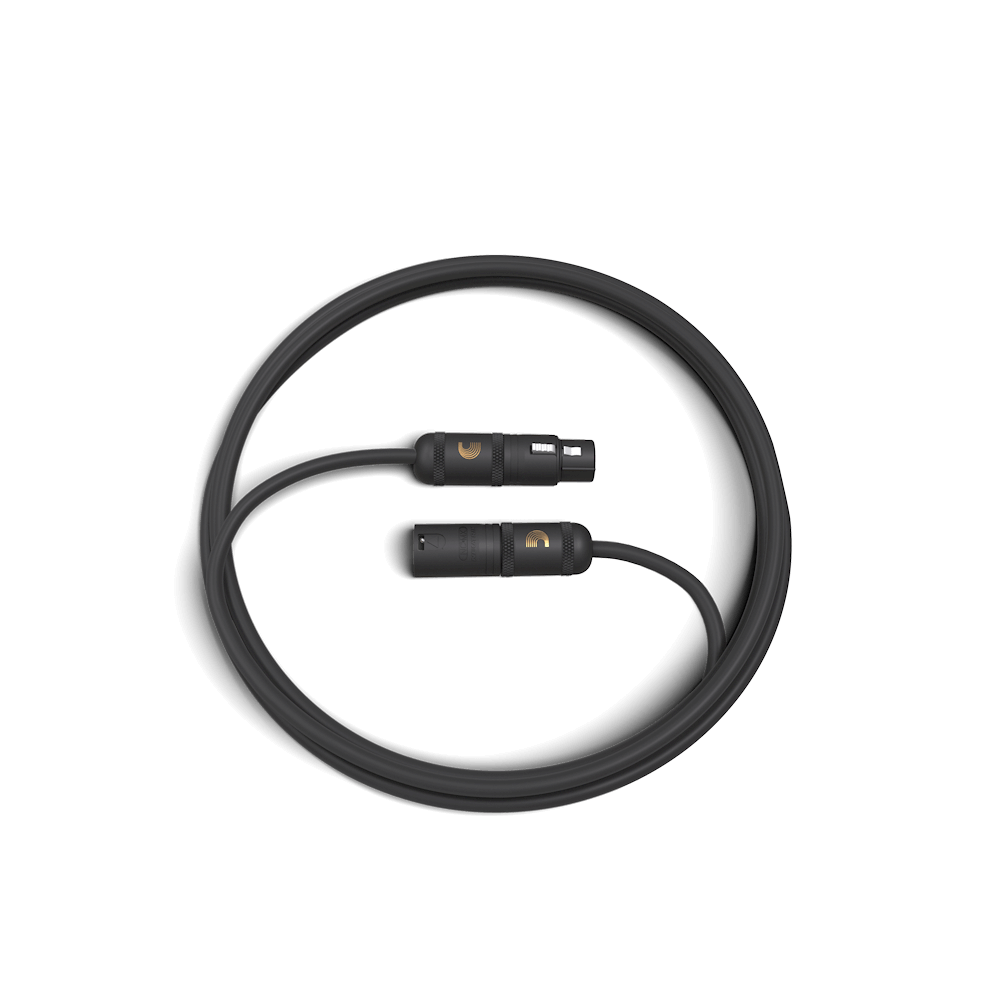 D'Addario American Stage XLR Microphone/Powered Speaker Cable, XLR to XLR - 5ft.