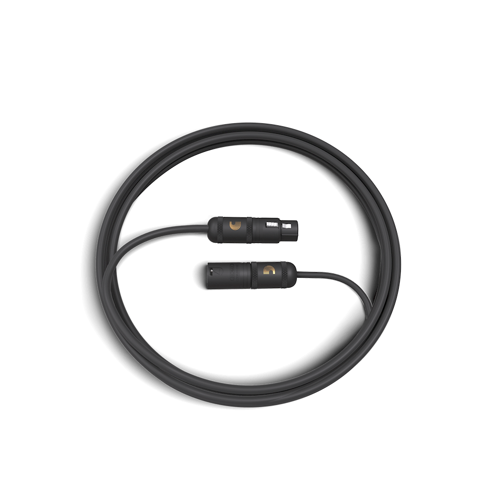 D'Addario American Stage XLR Microphone/Powered Speaker Cable, XLR to XLR - 10ft.