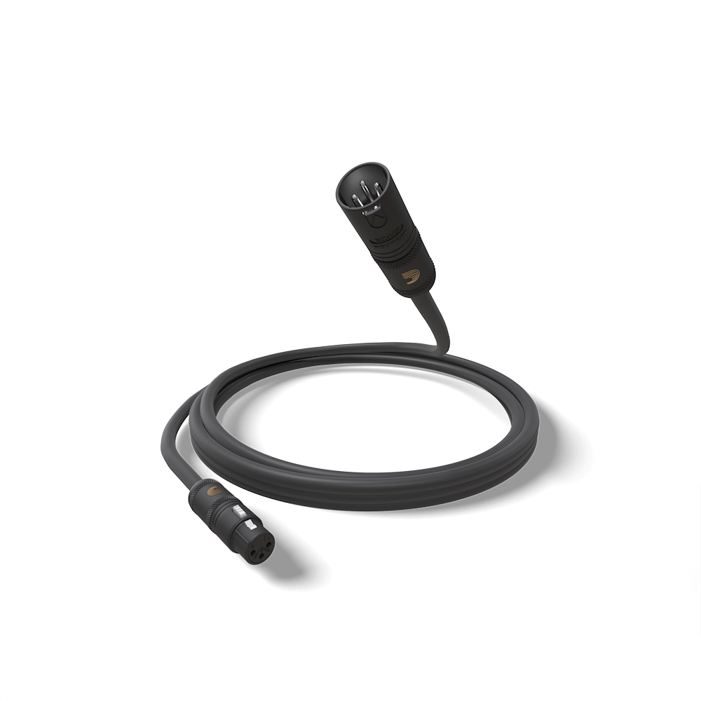 D'Addario American Stage XLR Microphone/Powered Speaker Cable, XLR to XLR - 10ft.