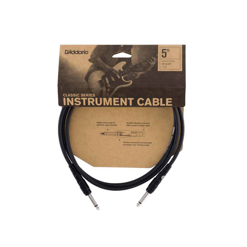 D'Addario Classic Series Instrument Cable, 10 feet