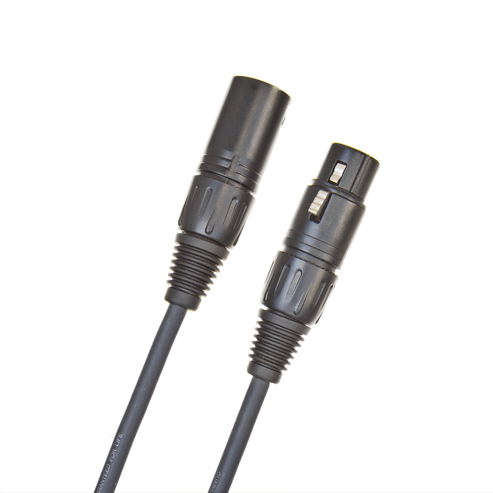 D'Addario Classic Series XLR Microphone/Powered Speaker Cable, XLR to XLR - 25ft.