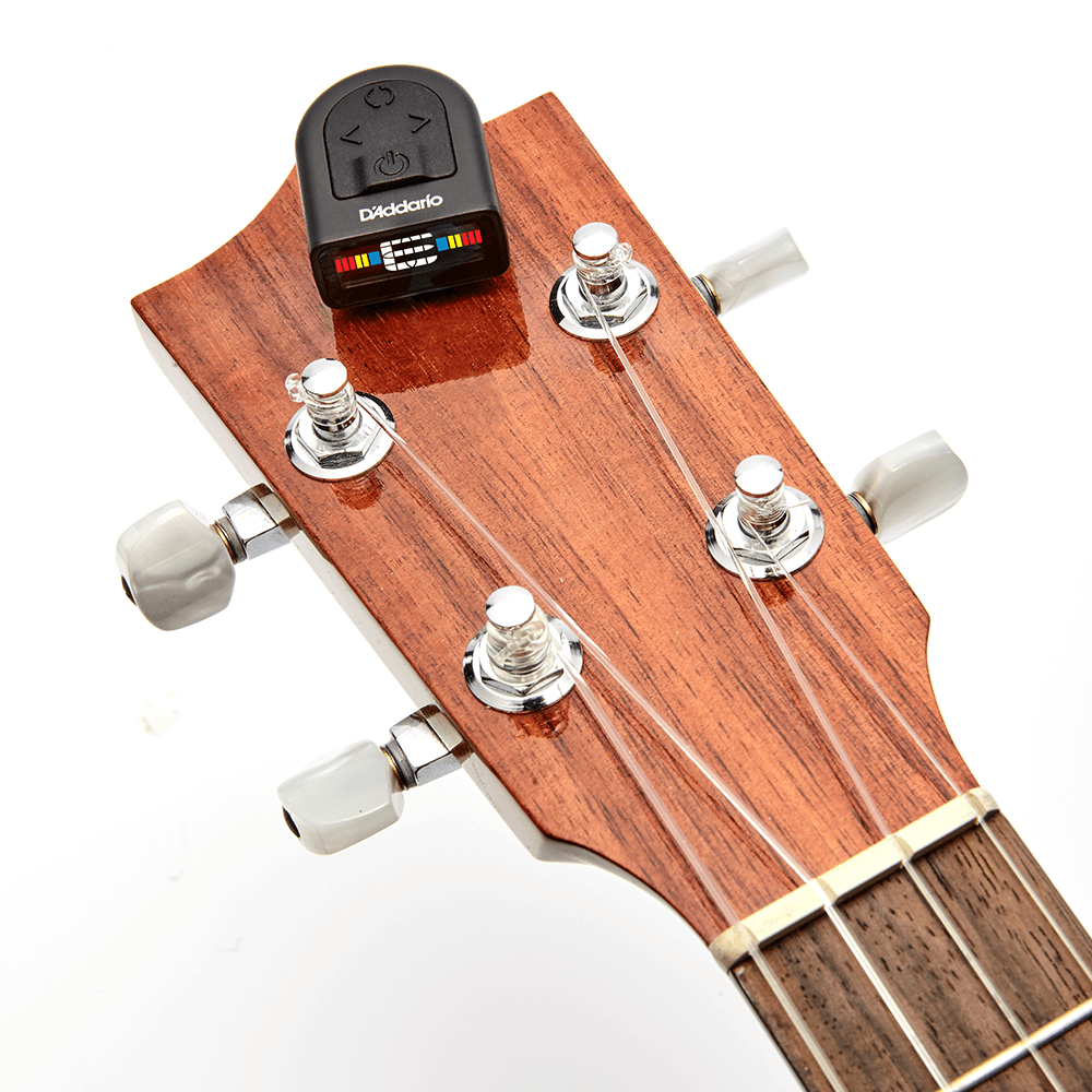 10 Pack Medium D'Addario Micro Guitar Tuner Headstock Clip-On & Assorted Pearl Celluloid Guitar Picks